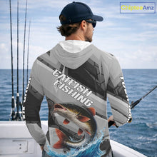 Load image into Gallery viewer, Gray Camo Custom Catfish Fishing Shirts Long Sleeve, Catfish Fishing Jerseys For Men NHT445