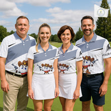 Load image into Gallery viewer, Funny Womens Golf Polo Shirts Custom Cowboy Golf Ball Golf Outfits, Best Golf Gifts NHT860