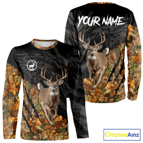Deer Hunting Big Game Camo Custom Name 3D All Over Print Shirts, Hunting Gifts NHT196