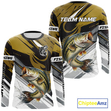Load image into Gallery viewer, Personalized Bass Fishing Shirts Long Sleeve For Men, Bass Fishing Shirt Sport Jerseys NHT511