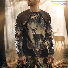 Load image into Gallery viewer, Whitetail Deer Hunting 3D All Over Printed Hoodie, Long Sleeve Hunting Shirt For Men NHT339