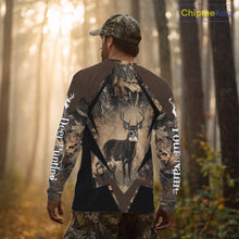 Load image into Gallery viewer, Whitetail Deer Hunting 3D All Over Printed Hoodie, Long Sleeve Hunting Shirt For Men NHT339