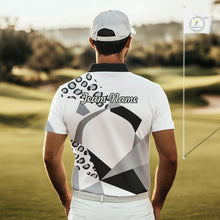 Load image into Gallery viewer, Geometric Leopard Fusion Performance Mens Golf Polo Shirt, Golf Gift For Men NHT722