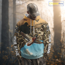 Load image into Gallery viewer, Duck Hunting Camo Shirt For Duck Hunters, Best Hoodie Hunting Gifts NHT373