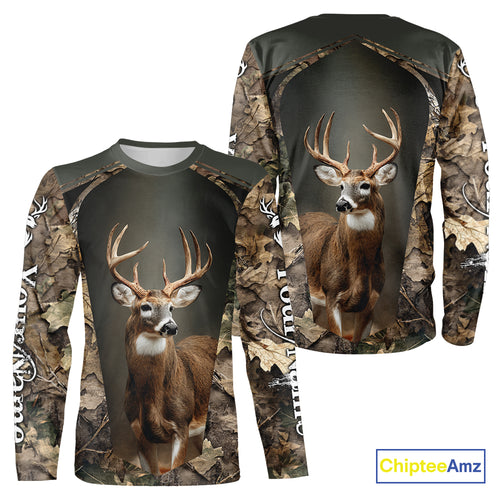 Customized Name Deer Hunting Unisex 3D All Over Printed For Men, Best Hunting Clothes NHT313