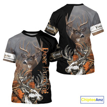 Load image into Gallery viewer, Men’s Hunting Deer Camo 3D All-Over Printed Hoodie Shirt – Hunting Hoodie for Men NHT330