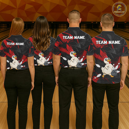 Chicken Bowling Shirt Custom Team Name Funny Bowling League Shirt For Women NHT1448