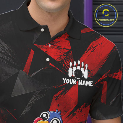 Turkey Bowling Shirt Custom Team Name Funny Bowling League Shirt For Men NHT1449