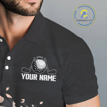 Load image into Gallery viewer, Custom Name Leopard Print Polo Shirt – Stylish Animal Print Golf Polo For Men NHT855