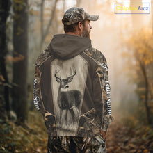 Load image into Gallery viewer, Whitetail Deer Hunting Season Shirt 3D Buck Design Custom Hunting Gift, Deer Hunting Shirt NHT331