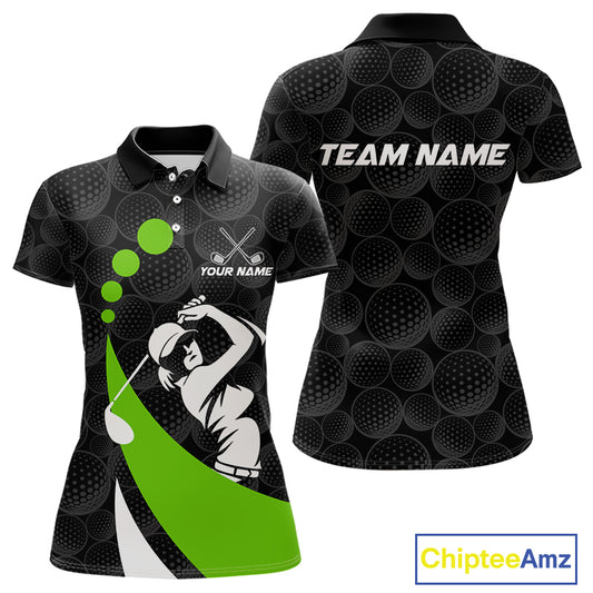 Custom Ball Golf Polo Shirt For Mom – Personalized Name & Team Design, Mother’s Day Gift Idea NHT669