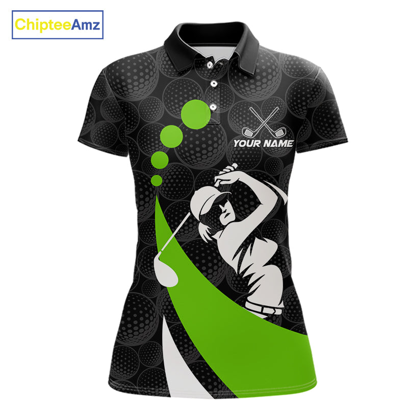Custom Ball Golf Polo Shirt For Mom – Personalized Name & Team Design, Mother’s Day Gift Idea NHT669