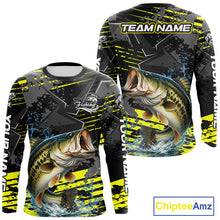 Load image into Gallery viewer, Personalized Largemouth Bass Fishing Jerseys For Fishing Team, Fishing Gift For Men NHT520