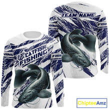 Load image into Gallery viewer, Catfish Custom Fishing Shirts Long Sleeve For Men , Catfish Fishing Tournament Apparel NHT521