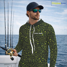 Load image into Gallery viewer, Fishing Shirt Long Sleeve, Patrick Day Fishing Jersey Personalized Name, Team Name NHT426