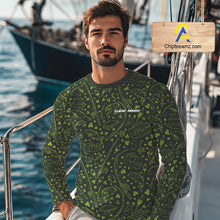 Load image into Gallery viewer, Fishing Shirt Long Sleeve, Patrick Day Fishing Jersey Personalized Name, Team Name NHT426