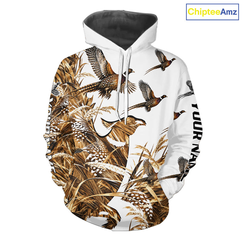Upland Bird Pheasant Hunting Shirt Custom Wildlife Hunter Gift Performance Appare NHT1753