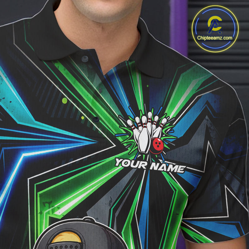 Custom Men Bowling Shirt With Funny Duck – Personalized Team Bowling Jersey, 3D Bowling Shirt NHT1411