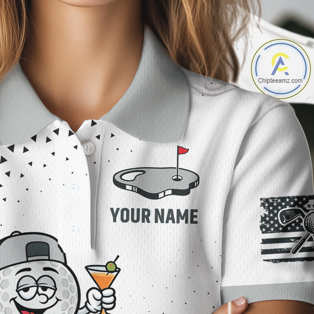 Funny Custom Womens Golf Polo Shirt, Personalized Drinking Golf Jersey, Custom Golf Outfit For Familly Team Shirt NHT697