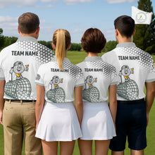 Load image into Gallery viewer, Funny Custom Mens Golf Polo Shirt, Personalized Drinking Golf Jersey, Custom Golf Outfit For Familly Team Shirt NHT697