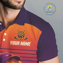 Load image into Gallery viewer, Close-up of a sports jersey with a logo and 'Your Name' text on a gray background.