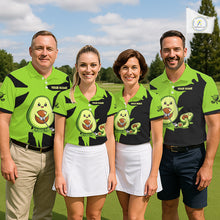 Load image into Gallery viewer, Green Golf Jerseys Funny Avocado Golf Shirts For Men Custom Golf Team Shirts For Golfers NHT893