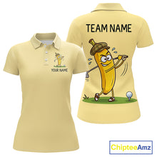 Load image into Gallery viewer, Funny Banana Womens Golf Polo Shirt, Custom Golf Polo For Women, Golf Jersey For Golf Lovers NHT906