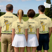 Load image into Gallery viewer, Funny Banana Womens Golf Polo Shirt, Custom Golf Polo For Women, Golf Jersey For Golf Lovers NHT906