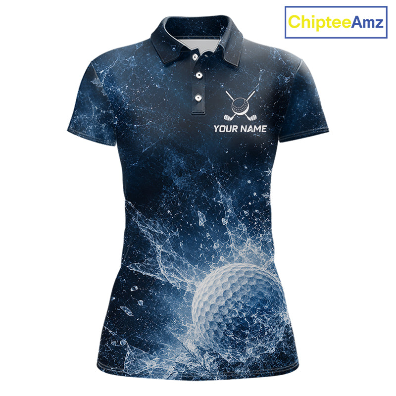 Ice Splash Golf Top, Personalized Golf Polo Shirt, Custom Golf Team Shirt, Golf Gift For Women NHT1406