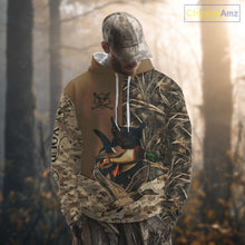 Load image into Gallery viewer, Personalized Hunting Shirt for Hunters – Custom Dog Image and Your Name NHT325