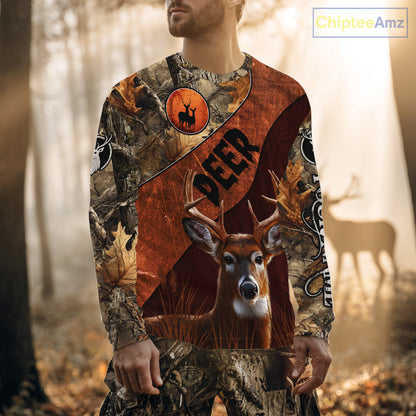 Deer Hunting Camouflage Shirt With Custom Name, Custom Team Name, Hunting Gifts NHT19