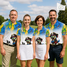 Load image into Gallery viewer, Personalized Pirate Parrot Mens Golf Polo Shirt Custom Pirate Bird Golf Jersey NHT1188