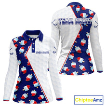 Load image into Gallery viewer, Custom Popsicle Pattern Womens Golf Polo, Personalized Summer Sweet Golf Shirt, Custom Golf Jersey, Familly Team Shirt NHT698