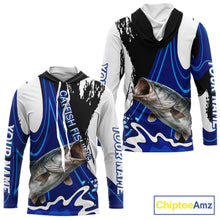 Load image into Gallery viewer, Catfish Fishing Jersey Personalized Name Hooded Fishing Shirt, Angler Tournament Fishing Apparel NHT869
