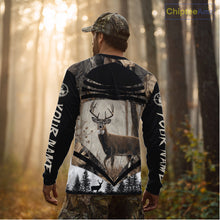 Load image into Gallery viewer, Best Deer Hunting Shirt 3D Custom Name Hoodie, Hunting Sweatshirt for Men NHT349