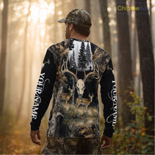 Load image into Gallery viewer, Deer Hunting Gift, Personalized Whitetail Deer Hunting 3D All Over Printed  Camo Hoodie NHT361