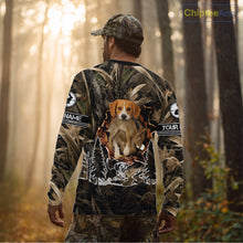 Load image into Gallery viewer, Custom Rabbit Hunting with Beagle Dog 3D Prints Camouflage Shirts, Rabbit Hunting Gifts NHT365
