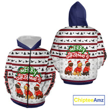 Load image into Gallery viewer, Custom Merry Christmas Shirt – Personalized Duck Hunting Christmas Shirt with Custom Name NHT309