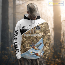 Load image into Gallery viewer, Mallard Duck Hunting Shirts, Best Hoodie Hunting Gifts, Duck Hunting Camo Shirts NHT375