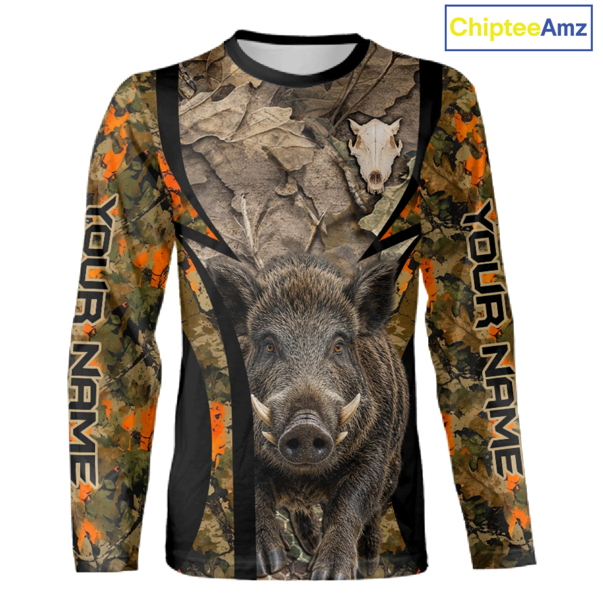 Timber Camouflage Boar Hunting Shirt Custom Hunter Outdoor Sports Performance, Hunting Gift NHT1743