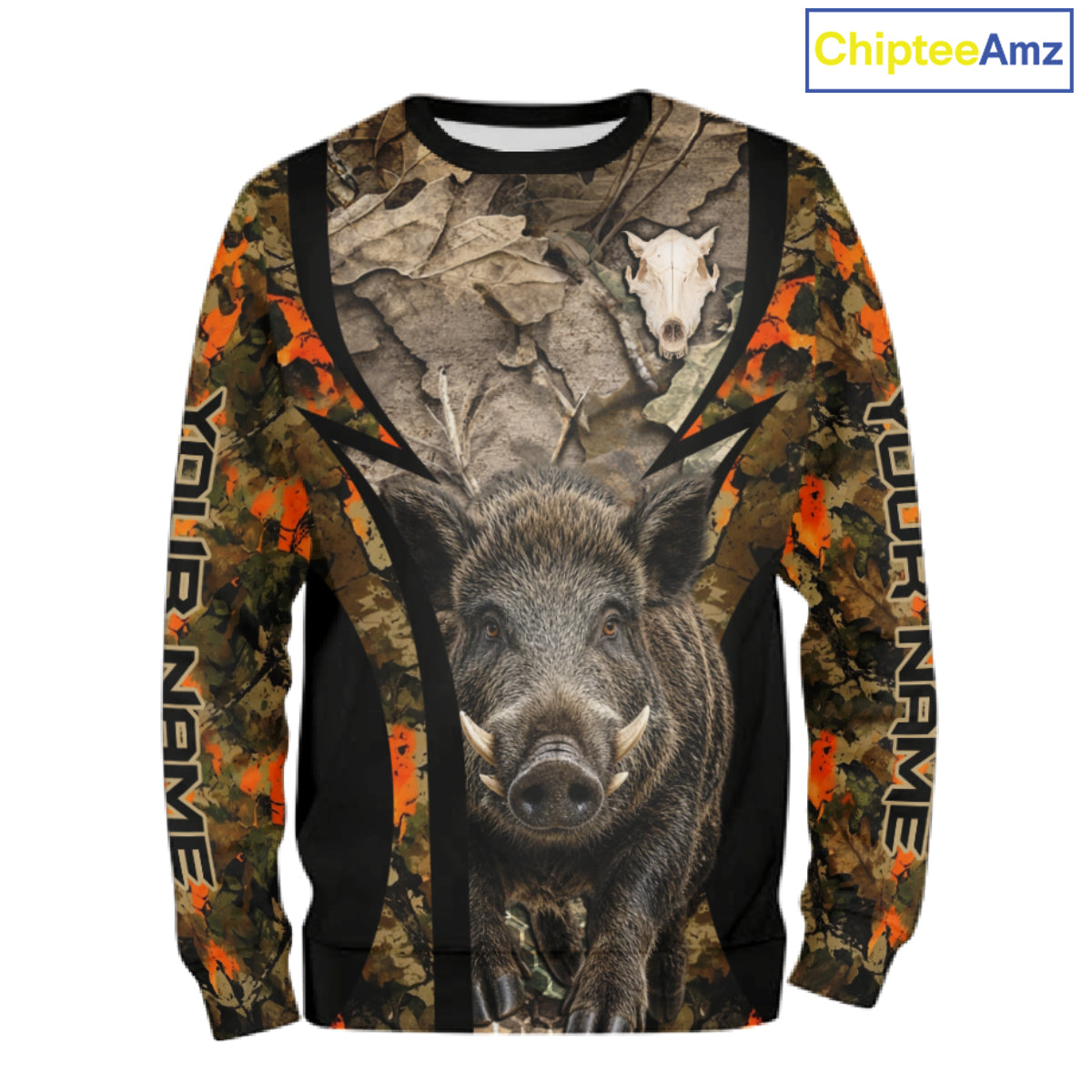Timber Camouflage Boar Hunting Shirt Custom Hunter Outdoor Sports Performance, Hunting Gift NHT1743
