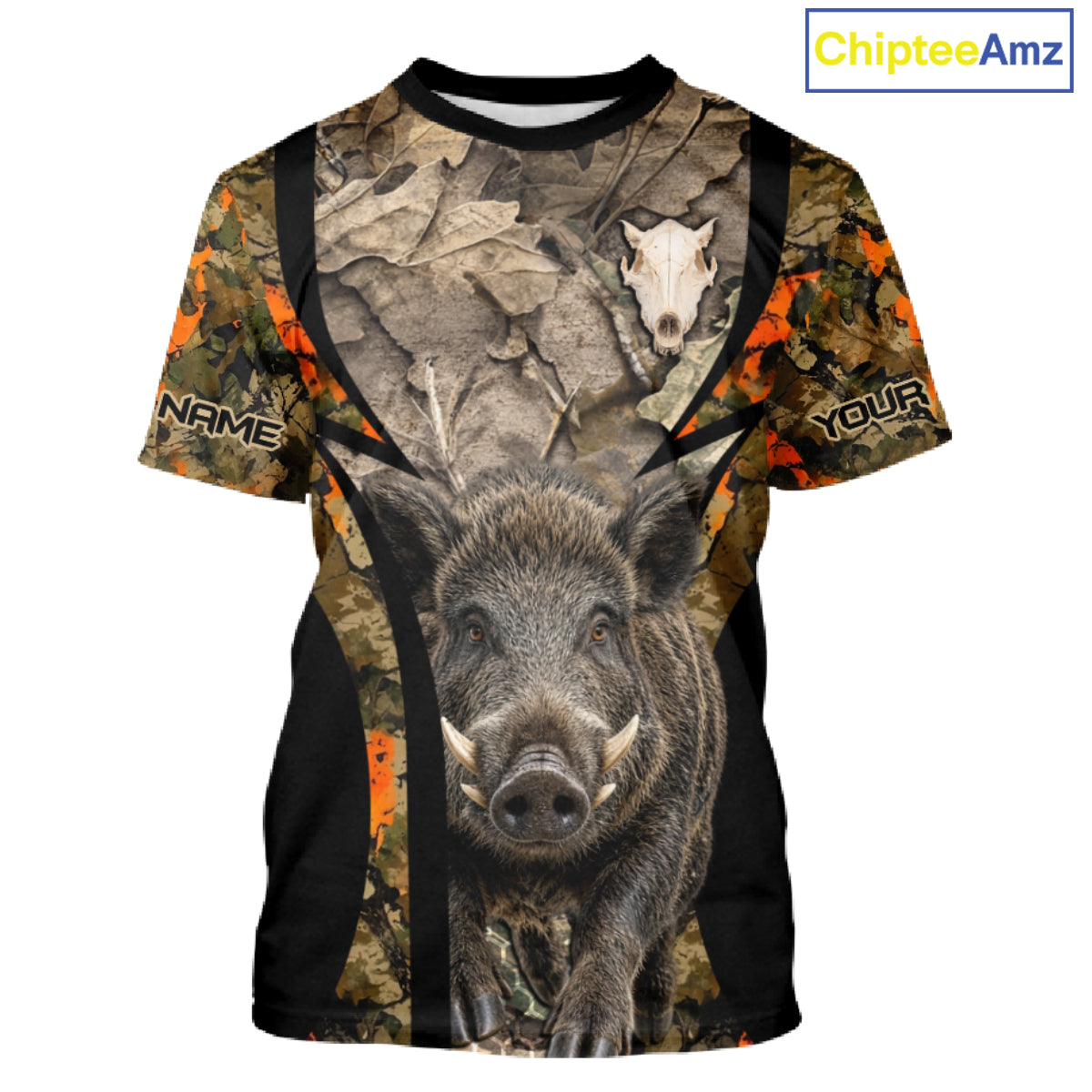 Timber Camouflage Boar Hunting Shirt Custom Hunter Outdoor Sports Performance, Hunting Gift NHT1743