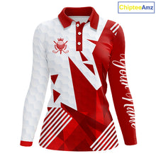 Load image into Gallery viewer, Personalized Golf Shirt For Mom – Custom Name &amp; Team Name Polo, Mother’s Day Gift For Golfer NHT670