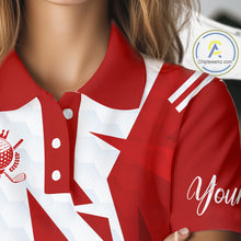 Load image into Gallery viewer, Personalized Golf Shirt For Mom – Custom Name &amp; Team Name Polo, Mother’s Day Gift For Golfer NHT670