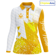 Load image into Gallery viewer, Personalized Womens Golf Shirt Beer Style – Custom Name Polo, Gift For Mom, Golfer Gift Idea NHT672