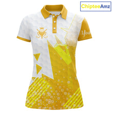 Load image into Gallery viewer, Personalized Womens Golf Shirt Beer Style – Custom Name Polo, Gift For Mom, Golfer Gift Idea NHT672