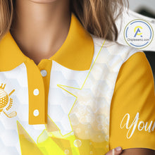 Load image into Gallery viewer, Personalized Womens Golf Shirt Beer Style – Custom Name Polo, Gift For Mom, Golfer Gift Idea NHT672