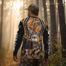 Load image into Gallery viewer, Whitetail Deer Forest Camo Hoodie – 3D All Over Print for Hunters NHT333