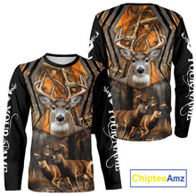 Load image into Gallery viewer, Whitetail Deer Forest Camo Hoodie – 3D All Over Print for Hunters NHT333