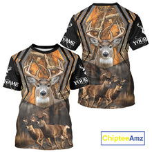 Load image into Gallery viewer, Whitetail Deer Forest Camo Hoodie – 3D All Over Print for Hunters NHT333